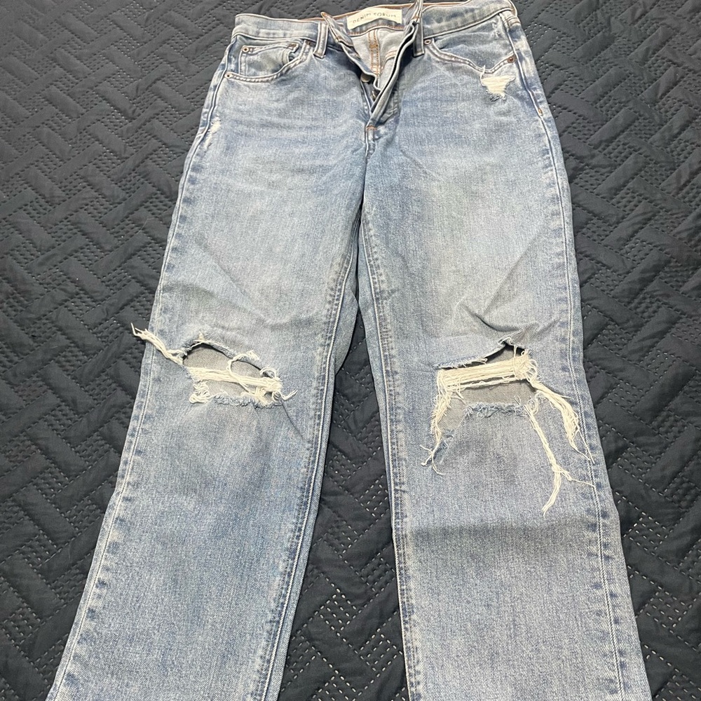 Denim Forum High Rise Straight - Picture 1 of 4